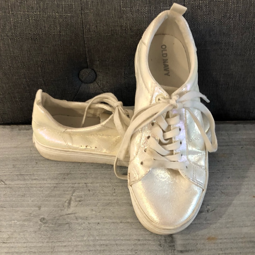 Old Navy Girls Iridescent Sneakers